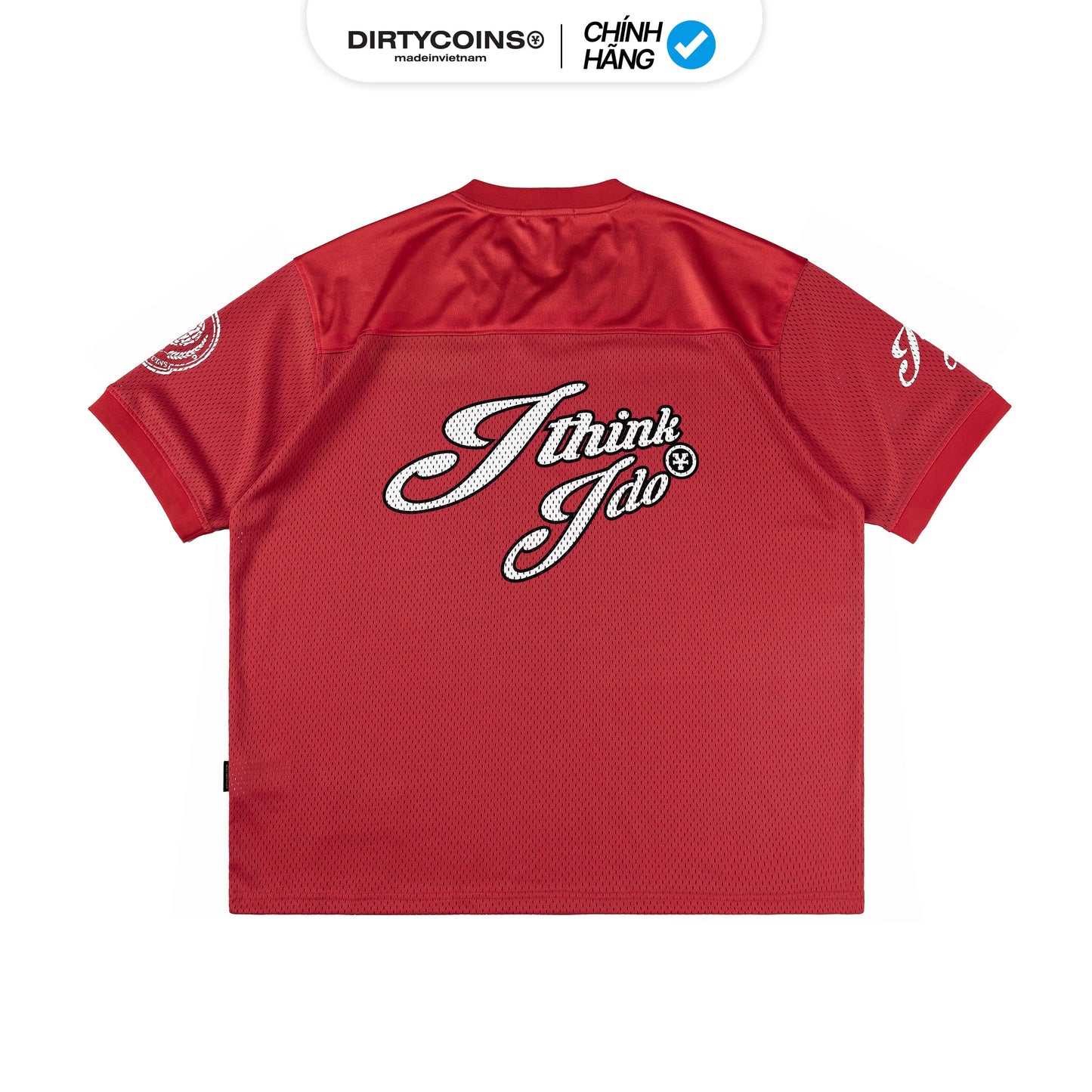 DirtyCoins Foodball Jersey Red Shirt