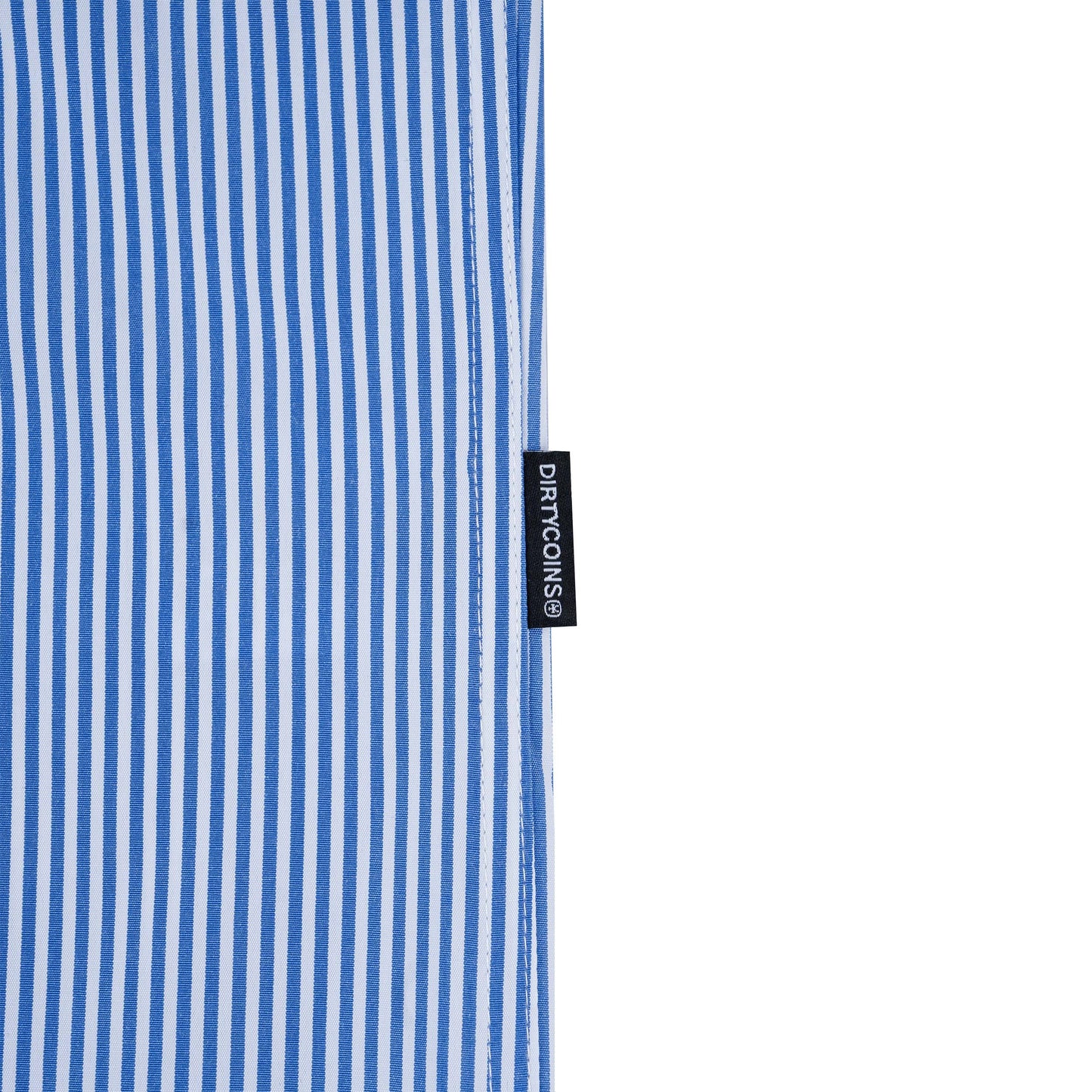 DirtyCoins Blue Striped Relaxed Shirt