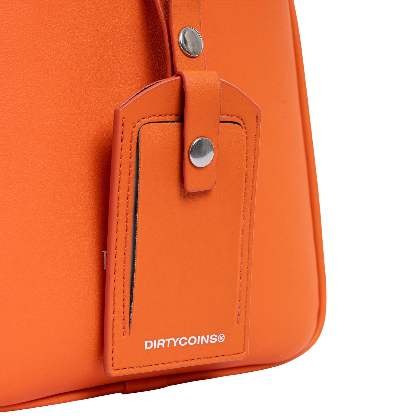 Dirtycoins Logo Bowler Bag Orange (Colour: Orange)