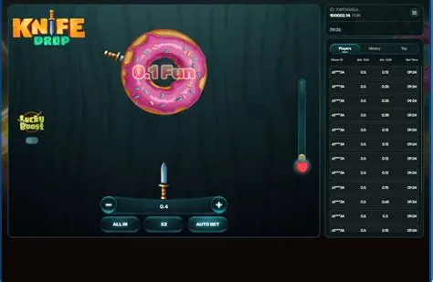 Knife Drop slot gameplay