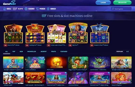 Twist Casino colorful slot machines